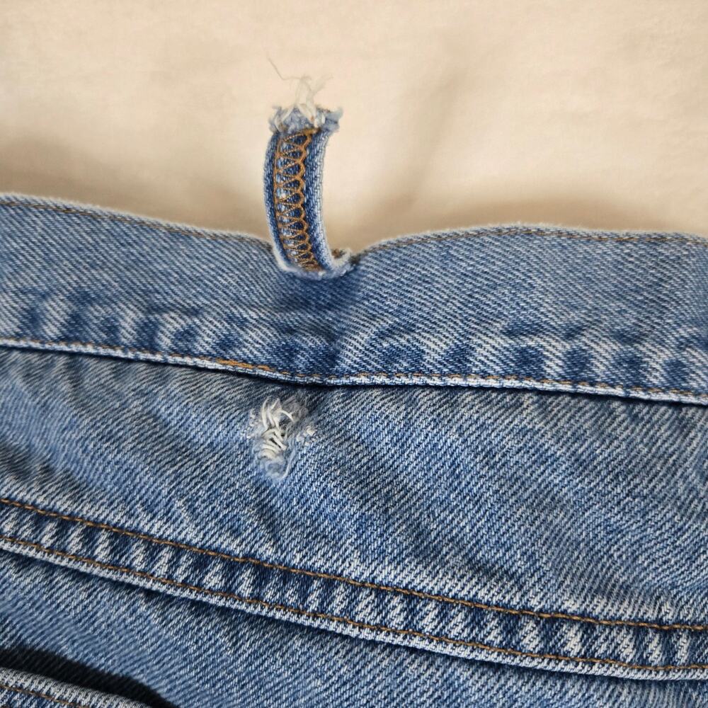 L.L. Bean Comfort Waist Jeans Mens 44x32 Straight Leg Jeans Denim 0833 - Picture 12 of 13